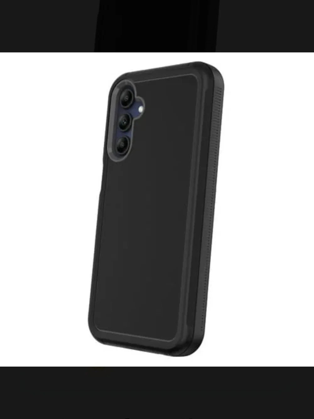 On Running Black Rugged SAMSUNG Galaxy A15 5G Shock-Resistant Phone Case